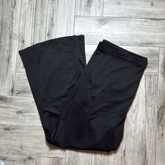 ASOS Design Womens Black Curve High Rise Flared Pants Size 18 NWT - Picture 1 of 7